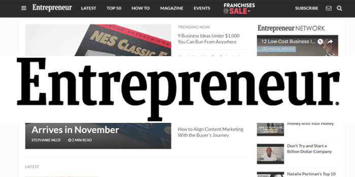 Best Entrepreneur Website: Entrepreneur.com